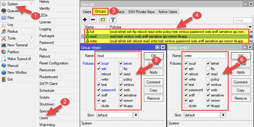 วิธีการทำ Design Webfig Users Mikrotik