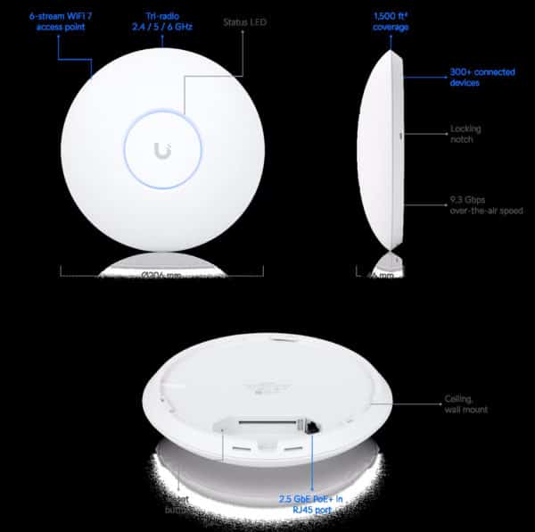 รูปทรงและขนาด U7-Pro